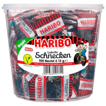 Haribo Schnecken / Rotella Minibeutel 100 Stück 