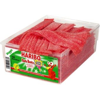 Haribo Pasta Basta Fizz Erdbeere vegan 150 Stück 