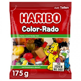 Haribo Color-Rado Beutel 17 Beutel 175g 