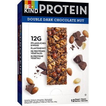 BE-KIND Protein Double Dark Chocolate Nut 12x 50g 