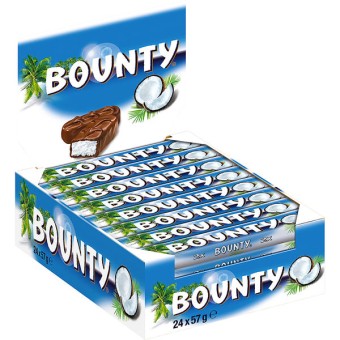 Bounty 24 Schokoriegel 57g 