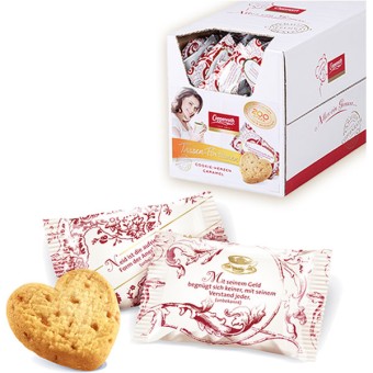 Coppenrath Caramel Cookie - Herzen 200 Stück 