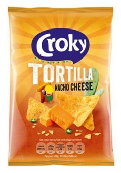 Croky Tortilla Nacho - Cheese 20 Beutel 40g 