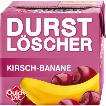 Durstlöscher KiBa Banane/Sauerkirsch 12x 0,5l EINWEG 