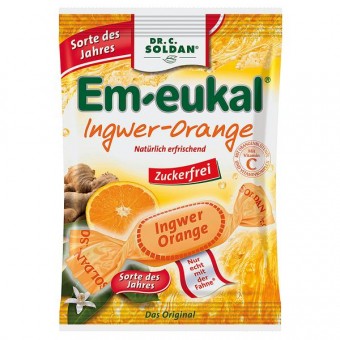 Em-eukal Ingwer Orange ohne Zucker 20x 75g 