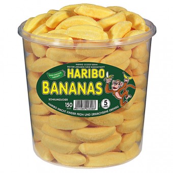 Haribo Bananas 150 Stück MHD 12-2024 