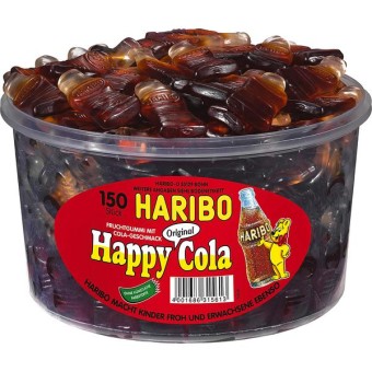 Haribo Happy Cola / Colafläschchen 150 Stück 