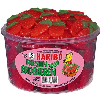 Haribo Riesen-Erdbeeren 150 Stück 