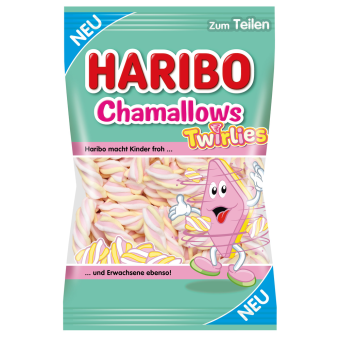 Haribo Chamallows Twirlies 10 Beutel 200g 