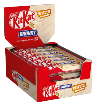 Kitkat Chunky white 24 Schokoriegel 40g 