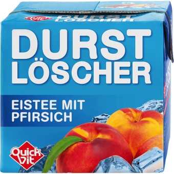 Durstlöscher Eistee Pfirsich 12x 0,5l EINWEG 