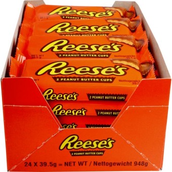 Reese's 2 Peanut Butter Cups 24x 39,5g 