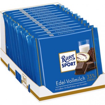 Ritter Sport Edel-Vollmilch 12x 100g 