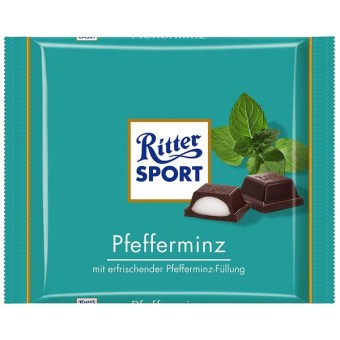 Ritter Sport Pfefferminz 12x 100g 