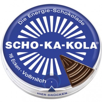 Scho-Ka-Kola Vollmilch blau 10 Dosen 100g 