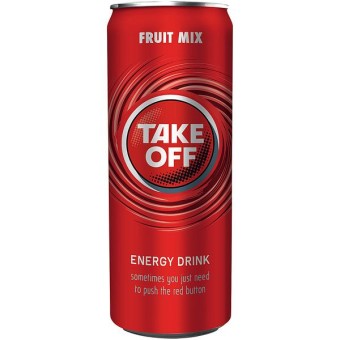 Take Off Energy Drink Fruit Mix 24x 0,33l EINWEG 