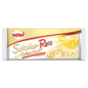 Wawi Schoko-Reis Weiß Riegel 30x 40g 
